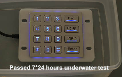 DAVOメタルテンキーキーボードパスIP65の最高防水性能