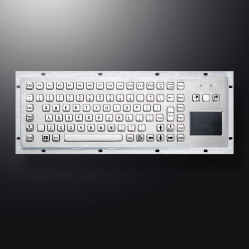 キオスクタッチパッドミニUSBキーボード、タッチパッド付き産業用キーボード有線医療用キーパッド付きキーボード
